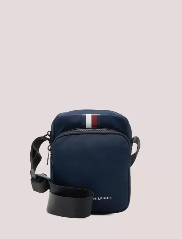 TOMMY HILFIGER Bandolera Th Skyline Stripe Minireporter Marino>Hombre Bandoleras