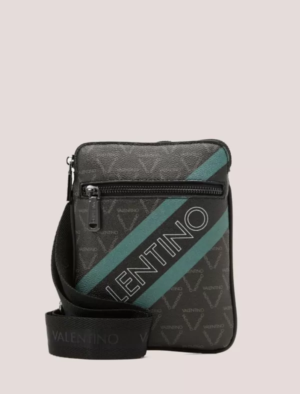 VALENTINO BAGS Bandolera Aron Vbs7Bv05 Negro>Hombre Bandoleras