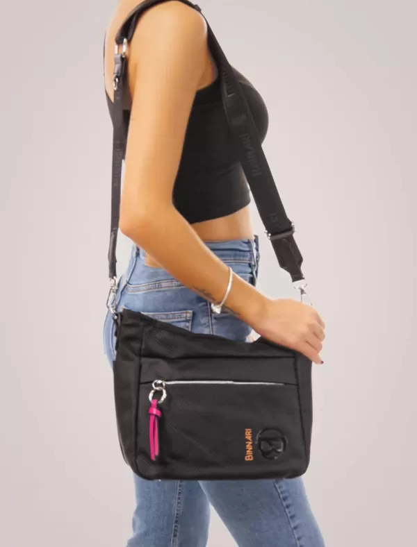 C.N.P. Bolso Mujer Binnari 19744 Negro>Mujer Bolsos