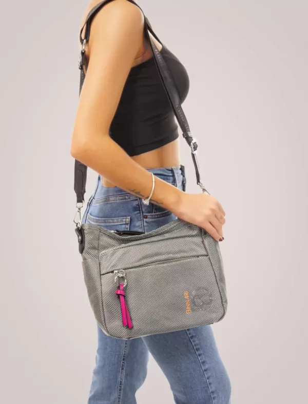 C.N.P. Bolso Mujer Binnari 19744 Plomo>Mujer Bolsos