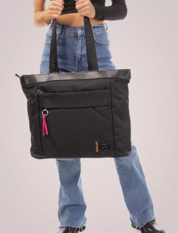 C.N.P. Bolso Mujer Binnari 19745 Negro>Mujer Bolsos