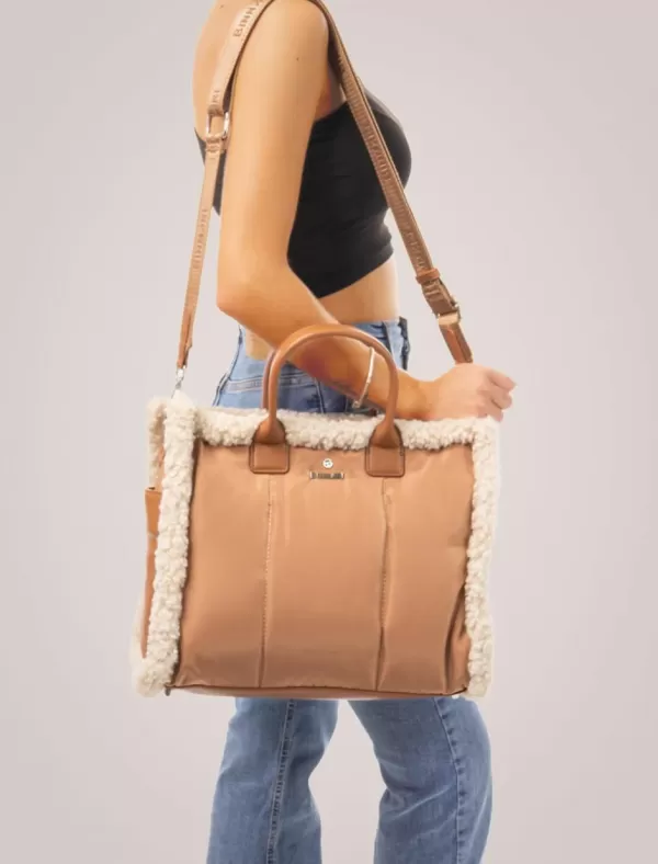 C.N.P. Bolso Mujer Binnari 19870 Camel>Mujer Bolsos