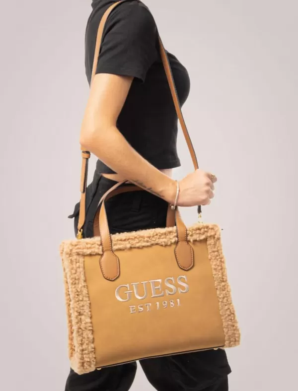 GUESS Bolso Mujer Bolsos Silvana 2 Marron>Mujer Bolsos