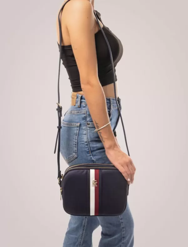 TOMMY HILFIGER Bolso Mujer Poppy Crossover Corp Marino>Mujer Bolsos
