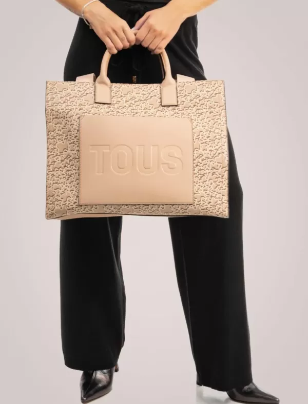 TOUS Bolso Mujer Kaos Mini Evolution Shopping Xl Taupe>Mujer Bolsos
