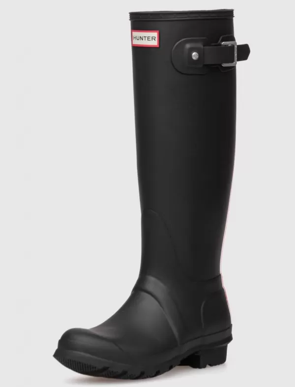 HUNTER Bota Original Torg Tall Lg Bkstrp Negro>Mujer Botas