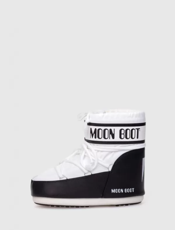 MOON BOOT Botin Icon Low Nailon Blanco>Mujer Botines