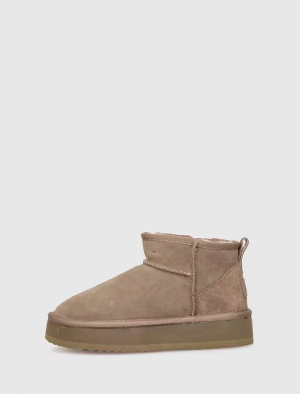OBVIO SHOES Botin Obvio Kamila Taupe>Mujer Botines