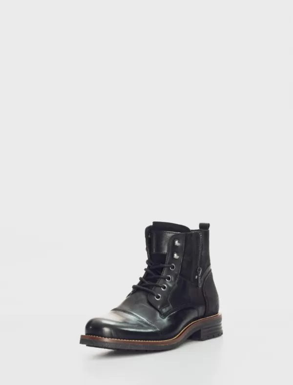 KAMOME Botines Cliff-050 Negro>Hombre Botines