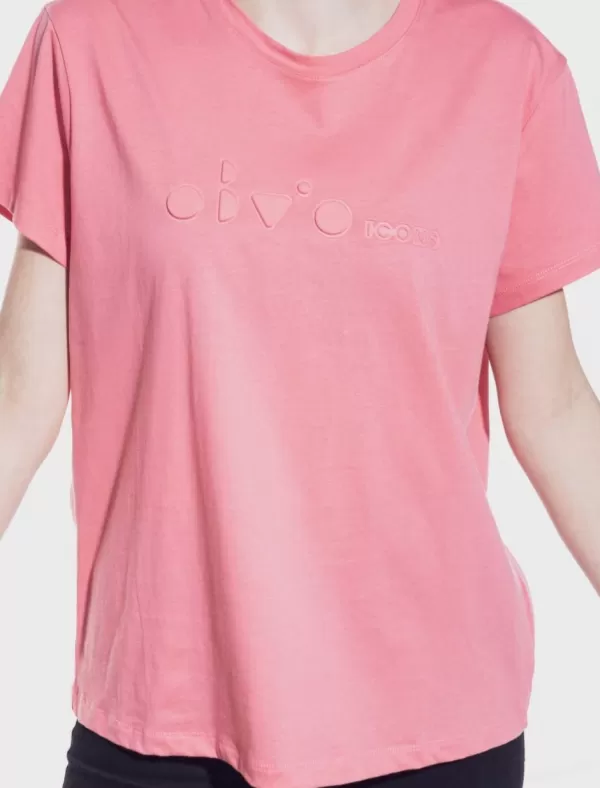 OBVIO Camisetas Creta Coral>Mujer Camisetas