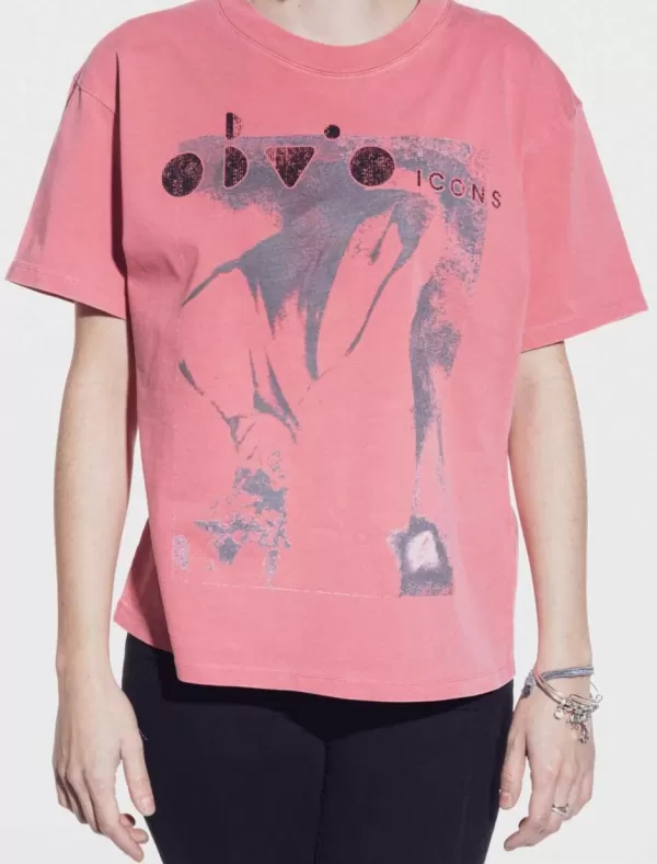 OBVIO Camisetas Rodas Coral>Mujer Camisetas