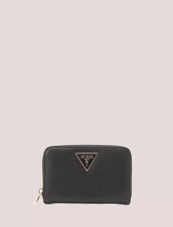 GUESS Cartera Mujer Bolsos Meridian Slg Negro>Mujer Carteras