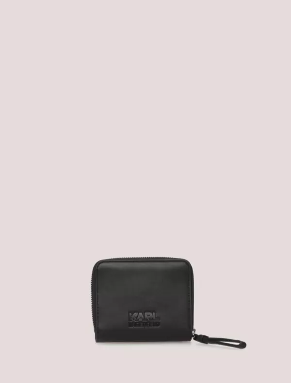 KARL LAGERFELD Cartera Mujer K/Skuare Bifold Zip Wallet Negro>Mujer Carteras