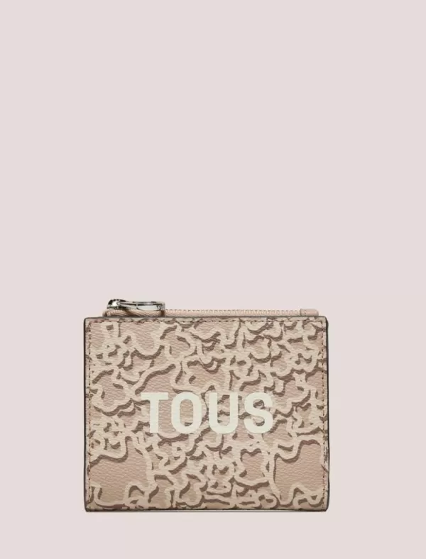 TOUS Cartera Mujer Kaos Mini Evolution Mbilletera S Taupe>Mujer Carteras