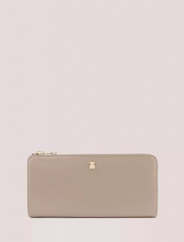 TOUS Cartera Dorp Billetera M Taupe>Mujer Carteras