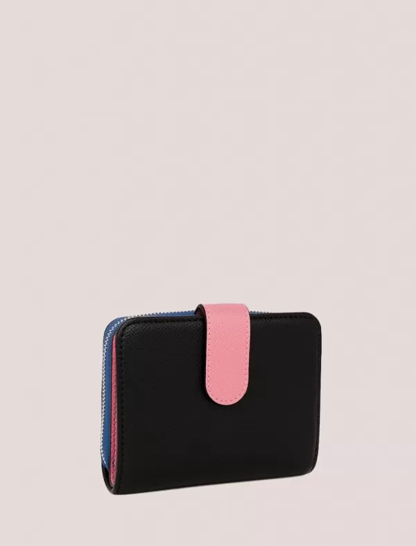 TOUS Cartera New Dubai Saffiano Billetera S Negro>Mujer Carteras