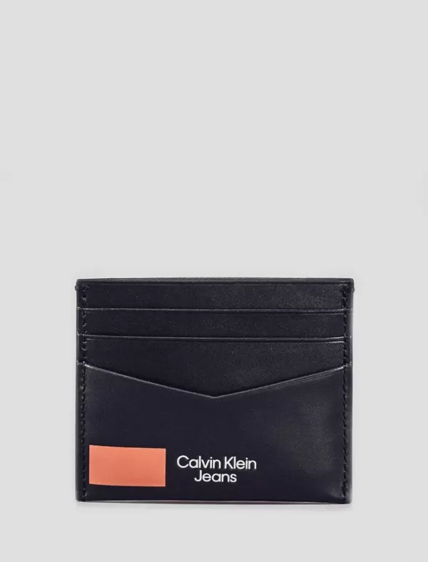 CALVIN KLEIN Carteras Hombre Taped Cardcase 6Cc Negro>Hombre Carteras