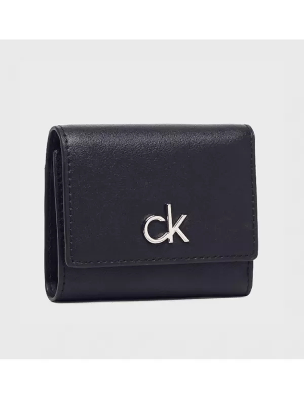 CALVIN KLEIN Carteras Mujer Re-Lock Trifold Xs Negro>Mujer Carteras