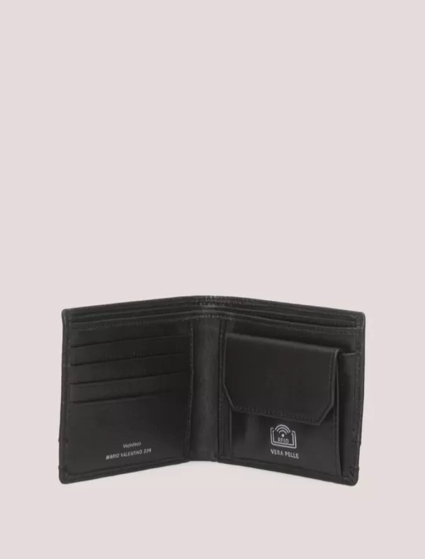 VALENTINO BAGS Carteras Dustin Vpp7E113 Negro>Hombre Carteras