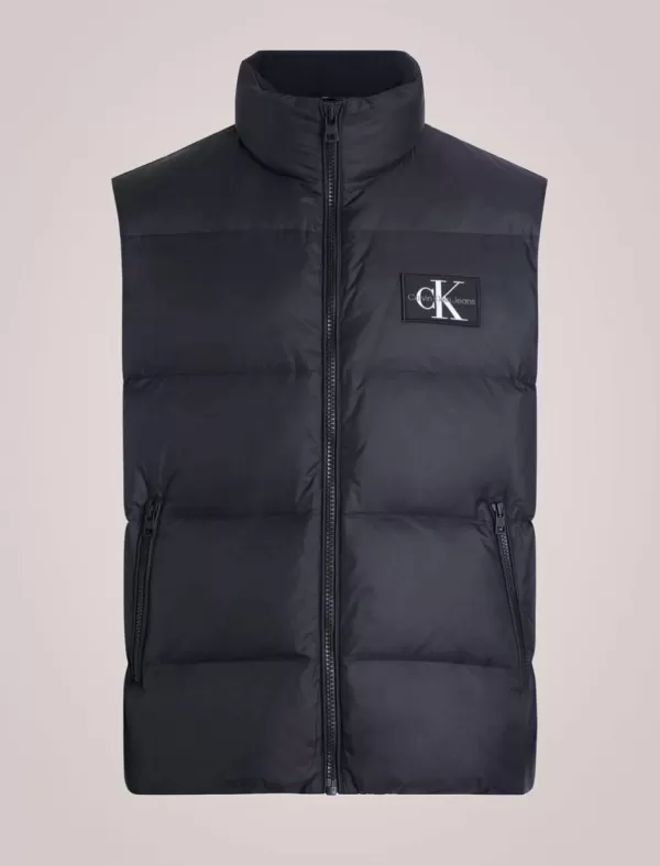 CALVIN KLEIN Chaleco Hombre Essentials Down Vest Negro>Hombre Chaquetas Y Abrigos