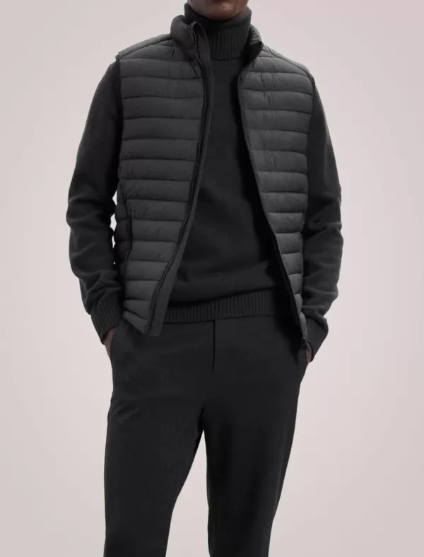 ECOALF Chaleco Hombre Cardiffalf Vest Man Negro>Hombre Chaquetas Y Abrigos