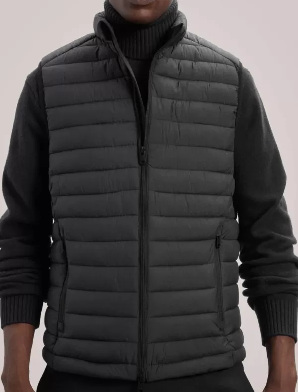 ECOALF Chaleco Hombre Cardiffalf Vest Man Negro>Hombre Chaquetas Y Abrigos