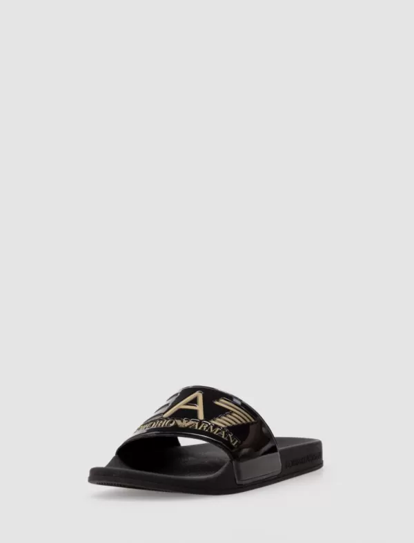 ARMANI EA7 Chancla Xcp001 Negro>Hombre Chanclas