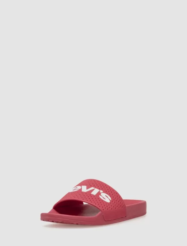 LEVI'S Chancla Levis June Perf Rojo>Hombre Chanclas