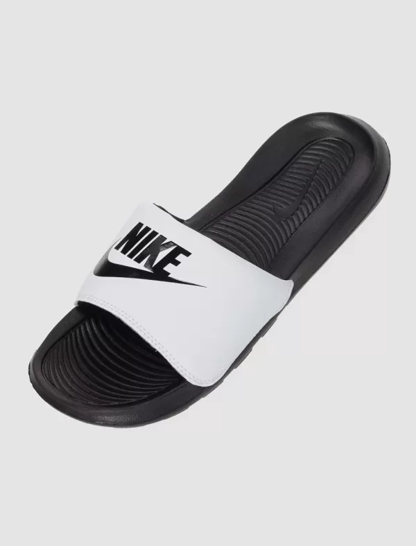 NIKE Chancla Victori Blanco/Negro>Hombre Chanclas