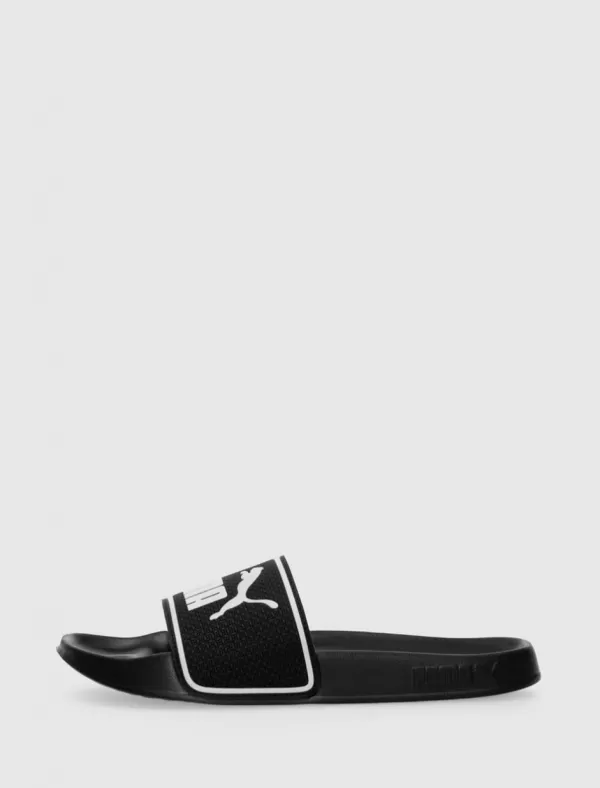 PUMA Chancla Leadcat 2.0 Negro Logo Blanco>Hombre Chanclas