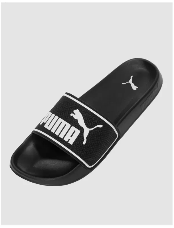 PUMA Chancla Leadcat 2.0 Negro Logo Blanco>Hombre Chanclas