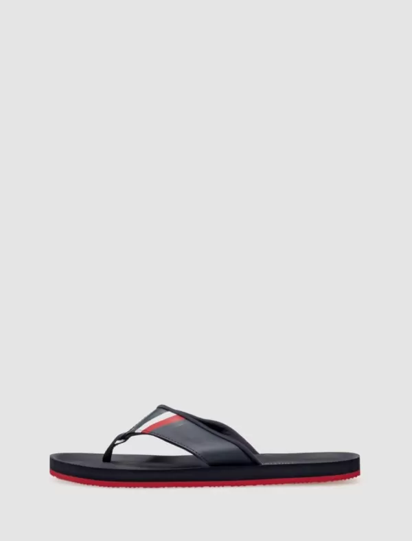 TOMMY HILFIGER Chancla Comfortable Padded Beach Sandal Marino>Hombre Chanclas