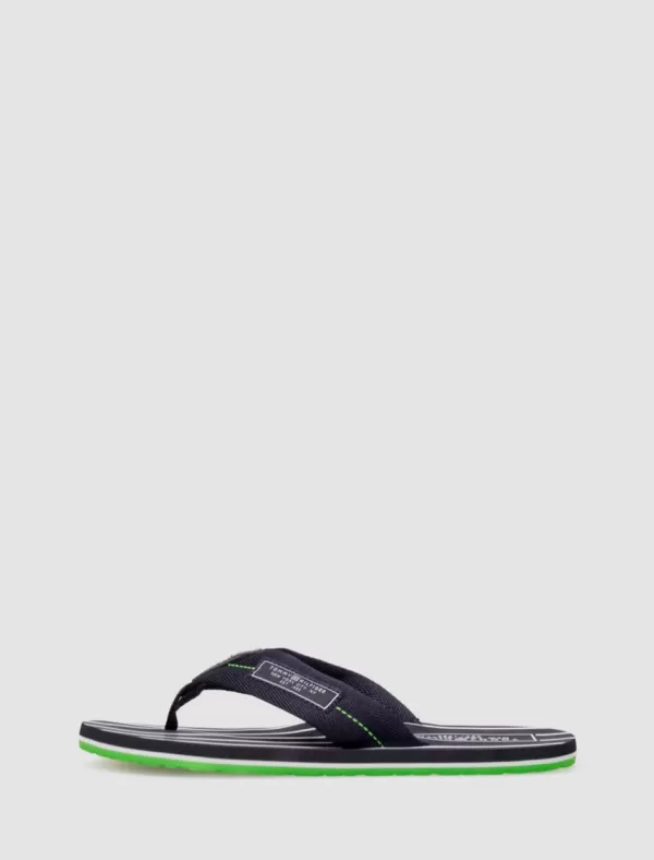 TOMMY HILFIGER Chancla Patch Hilfiger Beach Sandal Marino>Hombre Chanclas