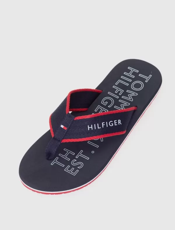 TOMMY HILFIGER Chancla Sporty Hilfiger Beach Sandal Marino>Hombre Chanclas