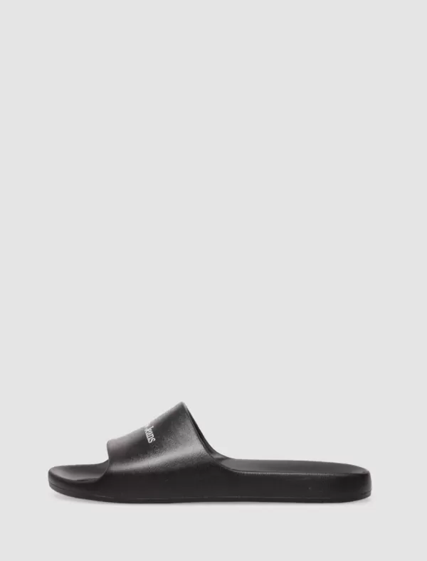 TOMMY HILFIGER Chancla Tommy Jeans Basic Slide Negro>Hombre Chanclas