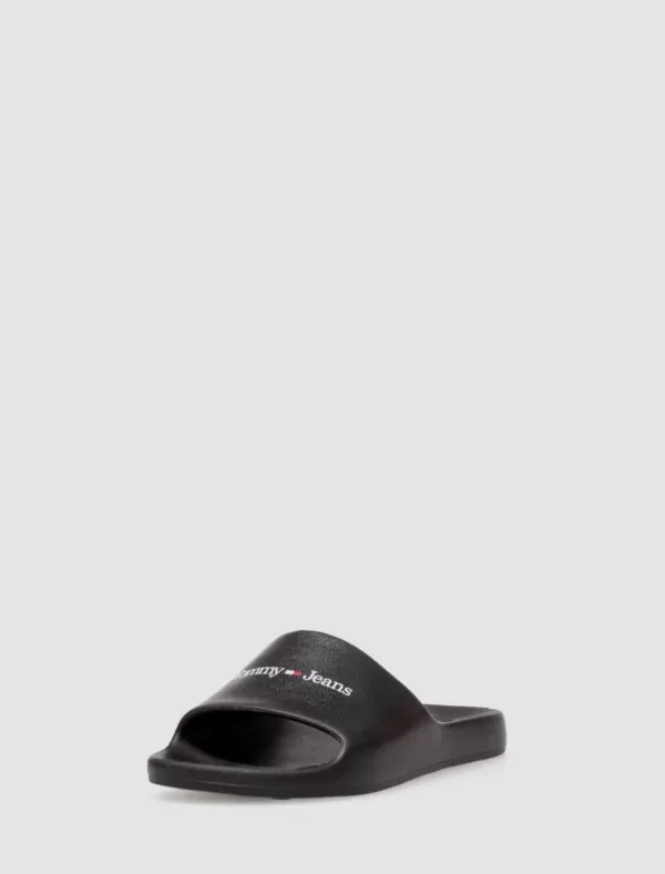 TOMMY HILFIGER Chancla Tommy Jeans Basic Slide Negro>Hombre Chanclas