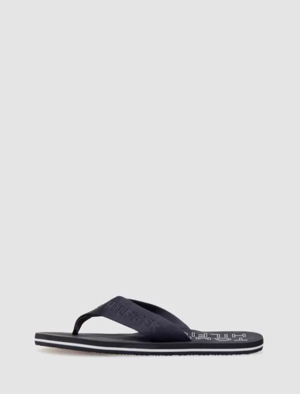 TOMMY HILFIGER Chancla Tonal Hilfiger Beach Sandal Marino>Hombre Chanclas