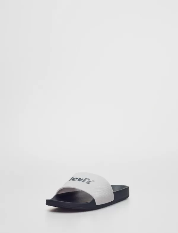 LEVI'S Chanclas Levi'S June Poster Blanco>Hombre Chanclas