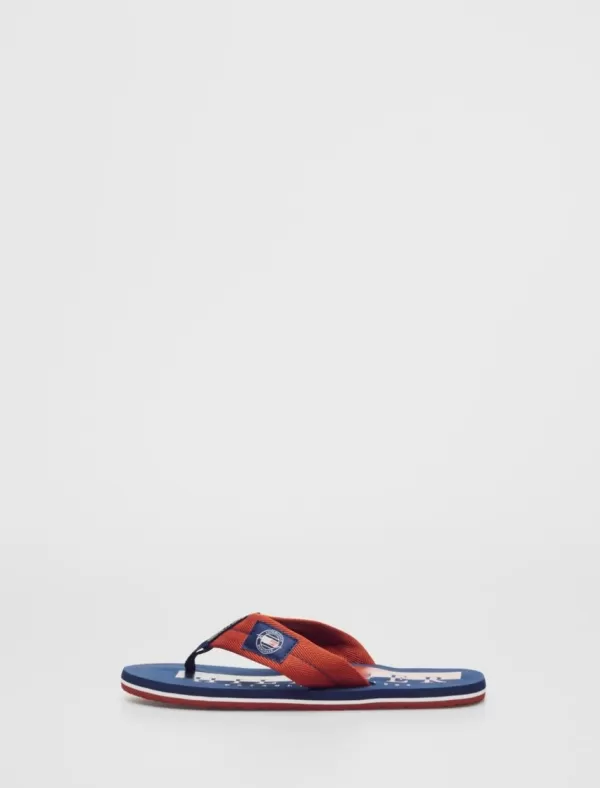 TOMMY HILFIGER Chanclas Hilfiger Badge Beach Sandal Rojo>Hombre Chanclas