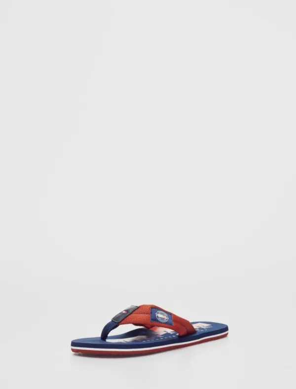 TOMMY HILFIGER Chanclas Hilfiger Badge Beach Sandal Rojo>Hombre Chanclas