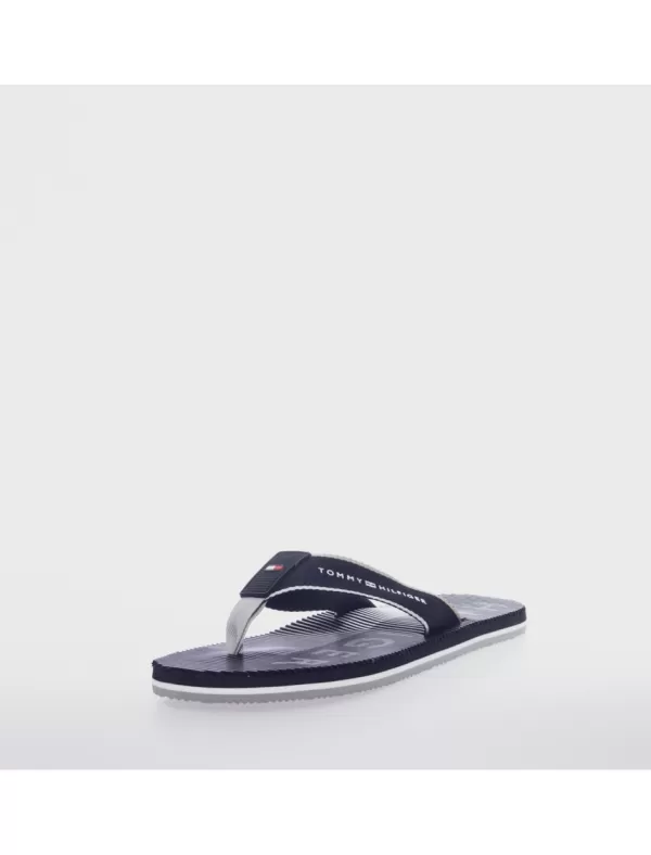 TOMMY HILFIGER Chanclas Massage Footbed Beach Sandal Negro>Hombre Chanclas