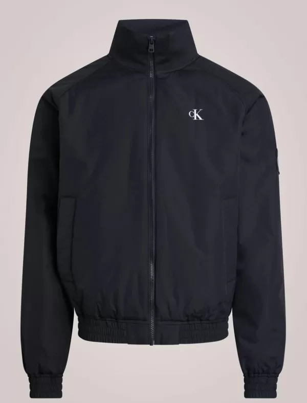 CALVIN KLEIN Chaqueta Hombre Padded Harrington Negro>Hombre Chaquetas Y Abrigos