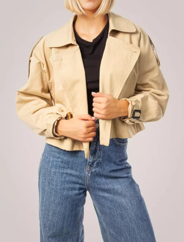 OBVIO Chaqueta Aikha Beig>Mujer Cazadoras Y Chaquetas