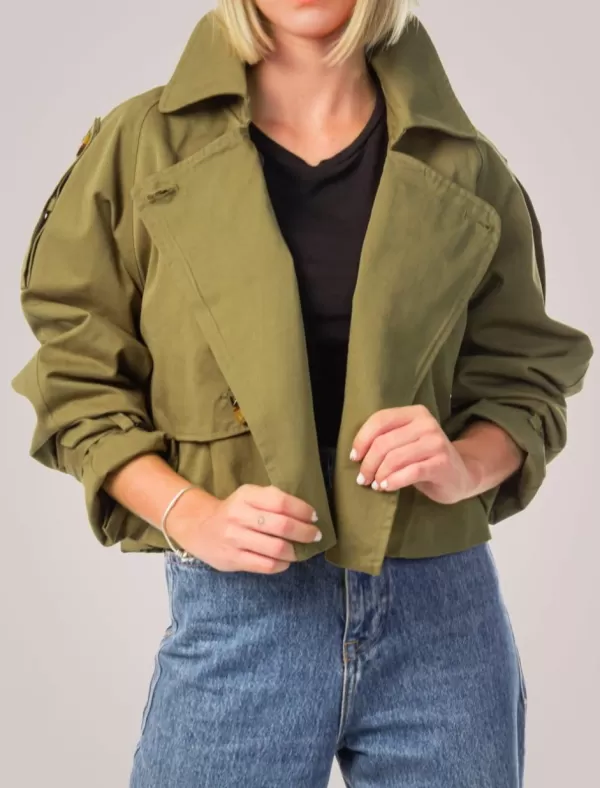 OBVIO Chaqueta Aikha Kaki>Mujer Cazadoras Y Chaquetas