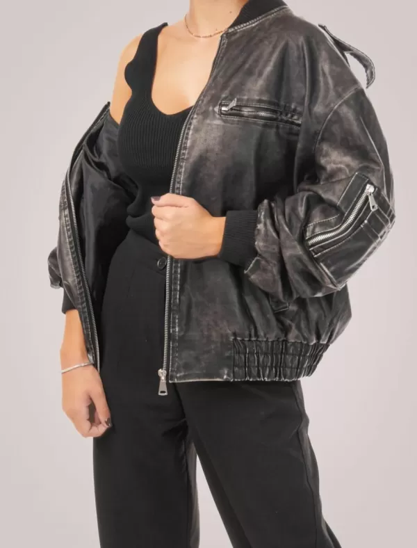 OBVIO Chaqueta Charli Negro>Mujer Cazadoras Y Chaquetas