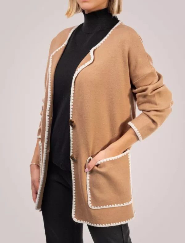 OBVIO Chaqueta Lliora Camel>Mujer Cazadoras Y Chaquetas