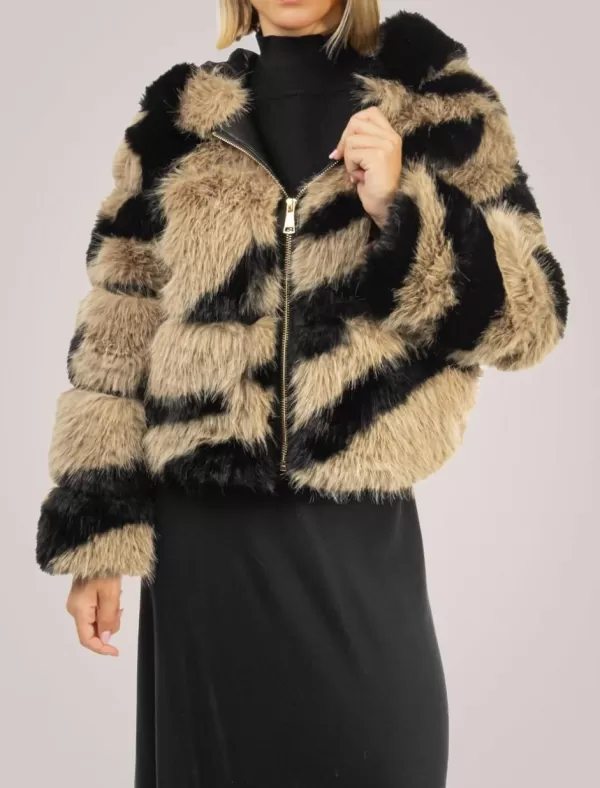 OBVIO Chaqueta Zaira Camel>Mujer Cazadoras Y Chaquetas