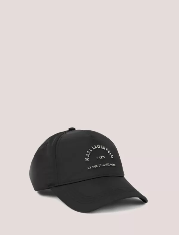 KARL LAGERFELD Gorra Rsg Nylon Cap Negro>Mujer Gorras