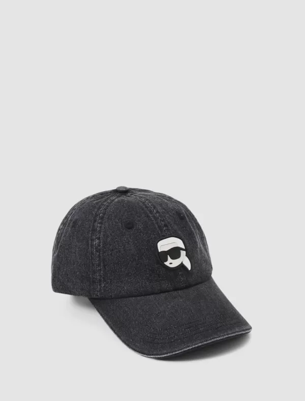 KARL LAGERFELD Gorras Mujer K/Ikonik 2.0 Denim Cap Gris>Mujer Gorras