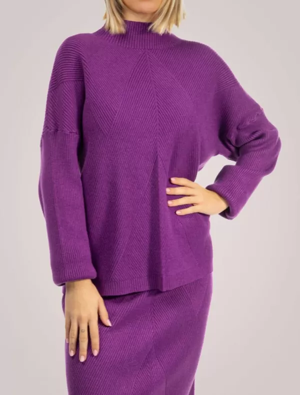 OBVIO Jersey Alida Morado>Mujer Jerseys Y Cárdigans